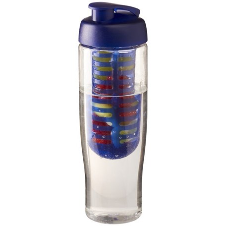 H2O Tempo® 700 ml sportfles en infuser met flipcapdeksel