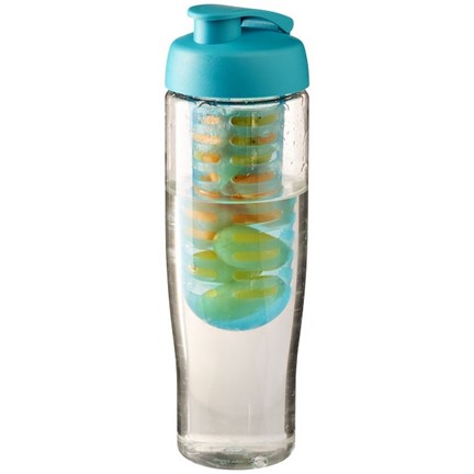 H2O Tempo® 700 ml sportfles en infuser met flipcapdeksel