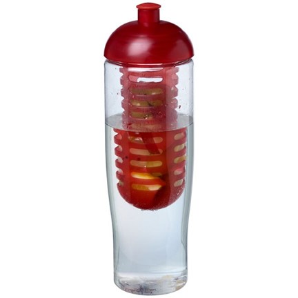 H2O Tempo® 700 ml bidon en infuser met koepeldeksel