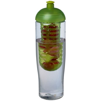 H2O Tempo® 700 ml bidon en infuser met koepeldeksel