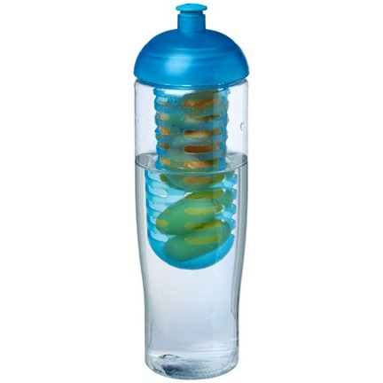 H2O Tempo® 700 ml bidon en infuser met koepeldeksel