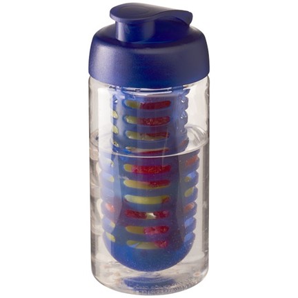 H2O Bop® 500 ml sportfles en infuser met flipcapdeksel