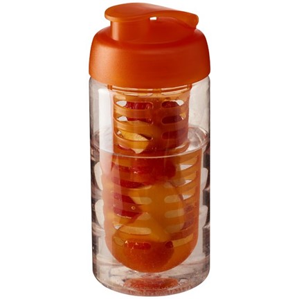 H2O Bop® 500 ml sportfles en infuser met flipcapdeksel