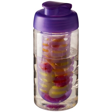 H2O Bop® 500 ml sportfles en infuser met flipcapdeksel