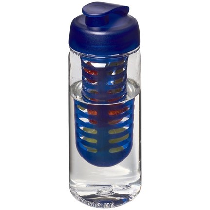 H2O Octave Tritan 600 ml sportfles en infuser met flipcapdeksel