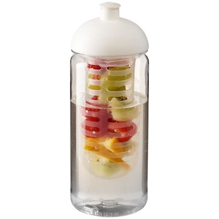 H2O Octave Tritan 600 ml bidon en infuser met koepeldeksel