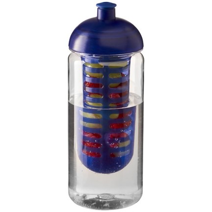 H2O Octave Tritan 600 ml bidon en infuser met koepeldeksel