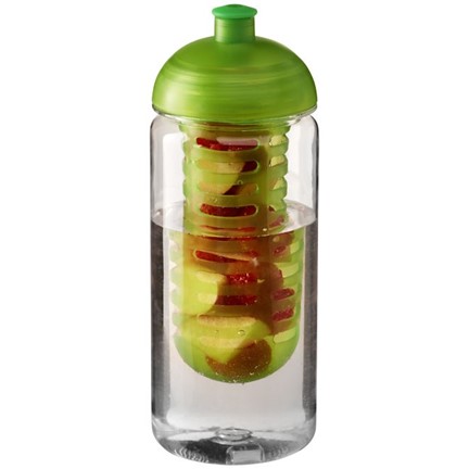 H2O Octave Tritan 600 ml bidon en infuser met koepeldeksel