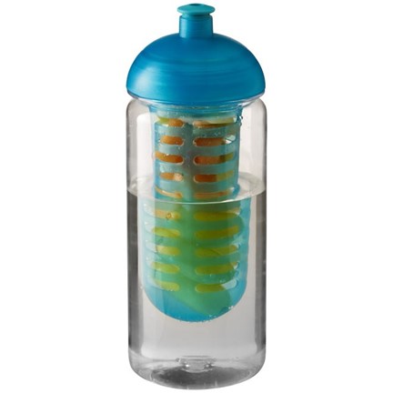 H2O Octave Tritan 600 ml bidon en infuser met koepeldeksel