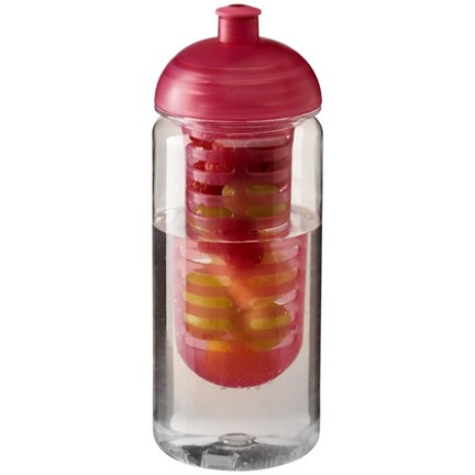 H2O Octave Tritan 600 ml bidon en infuser met koepeldeksel