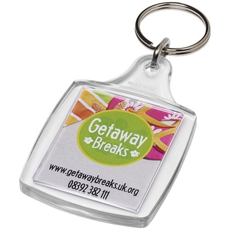 Leor A4 sleutelhanger met metalen clip
