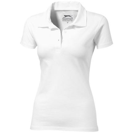 Let short sleeve women's jersey polo