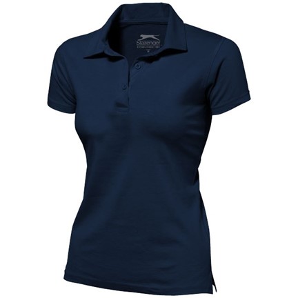 Let short sleeve women's jersey polo