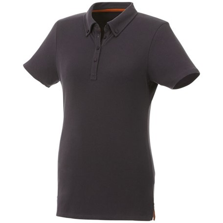 Atkinson button-down dames polo met korte mouwen