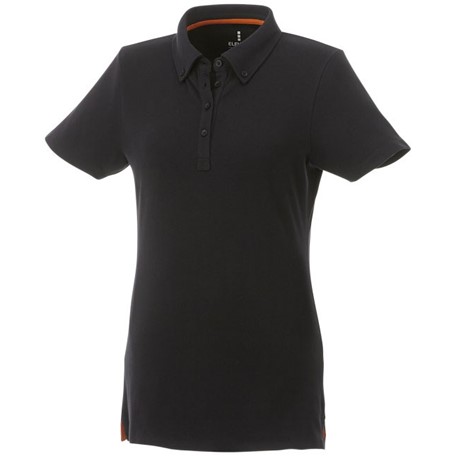 Atkinson button-down dames polo met korte mouwen