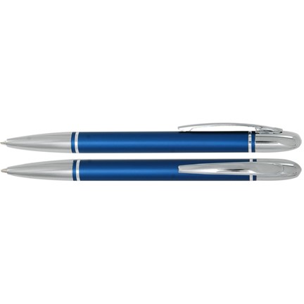 Aluminium balpen donkerblauw