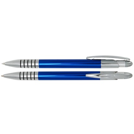 Aluminium balpen donkerblauw