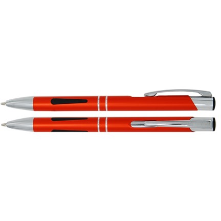 Aluminium balpen grip oranje