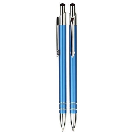 Aluminium Touch pen Stylus blauw