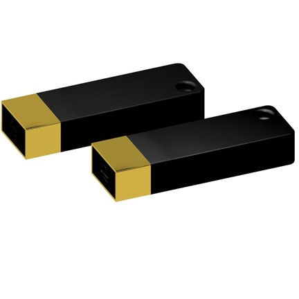 Powerbank Belt 4400 goud-zwart