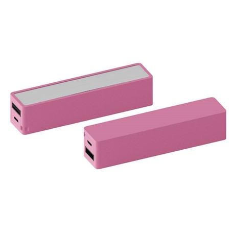 Powerbank Brick roze