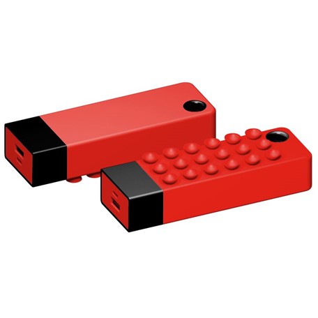 Powerbank Grip 4400 rood-zwart