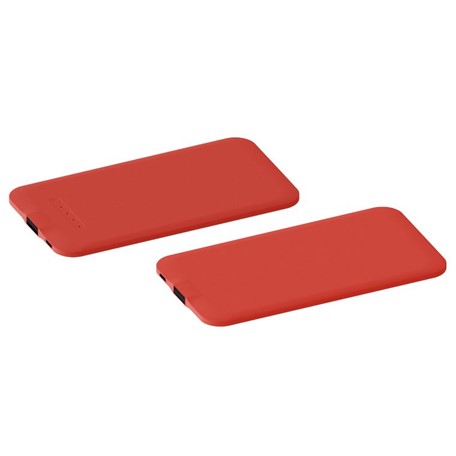 Powerbank Thin rood