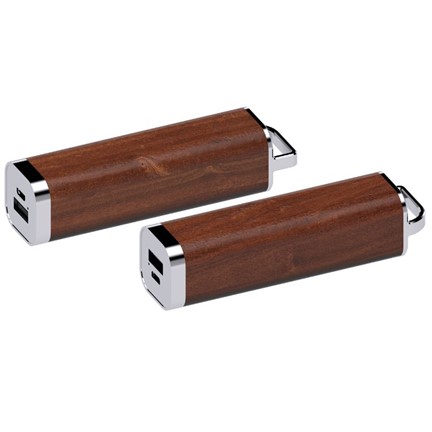 Powerbank Timber Walnoot