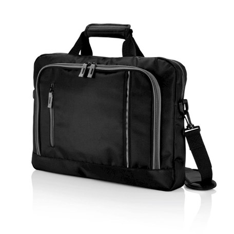 City laptop tas, zwart