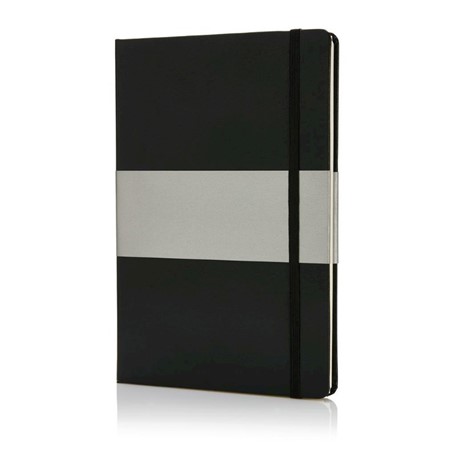 Deluxe hardcover A5 notitieboek, zwart