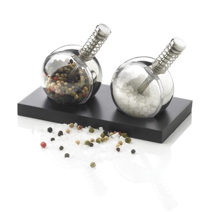 Planet peper & zout set, zwart