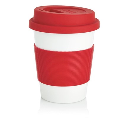 ECO PLA koffiemok, rood