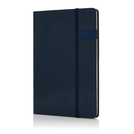 Data notitieboek met 4GB USB, marine blauw