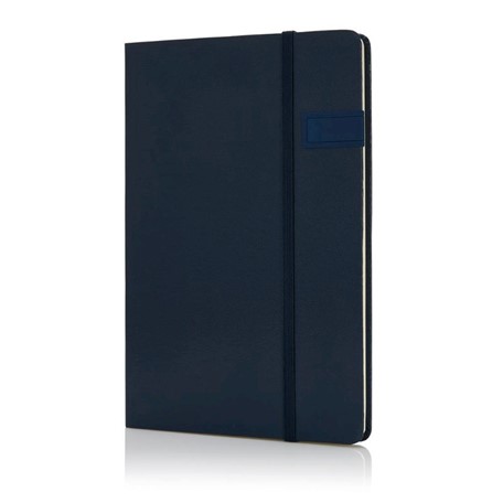 Data notitieboek met 4GB USB, marine blauw