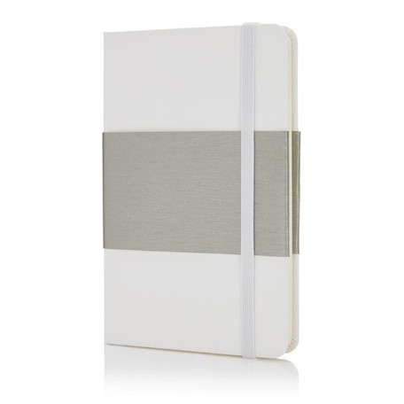 Deluxe hardcover A6 notitieboek, wit