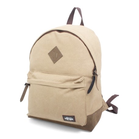 Vintage Canvas Backpack Kaki