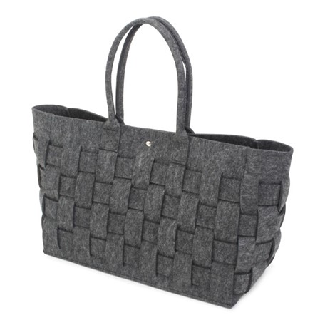 Felt Shopper Braided Anthracite