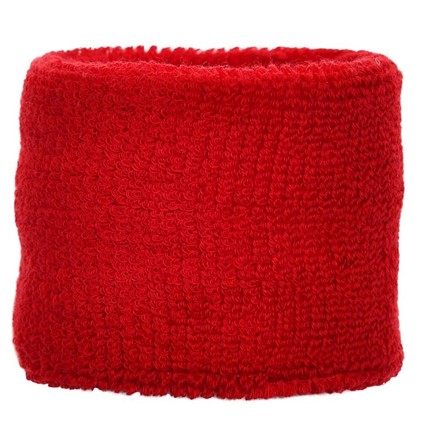 Polsband 6cm Rood acc. Rood