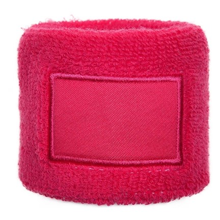 Polsband 6cm Met Label Roze acc. Roze