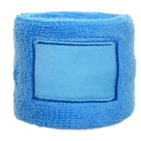 Polsband 6cm Met Label Lichtblauw acc. Lichtblauw