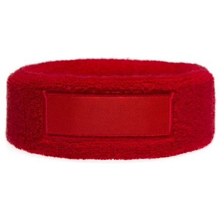 Hoofdband 18cm Met Label 9*3 cm Rood acc. Rood