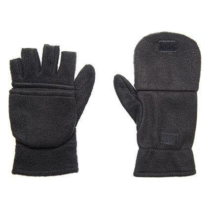 Half-vinger Handschoenen 280 gr/m2 Zwart acc. Zwart