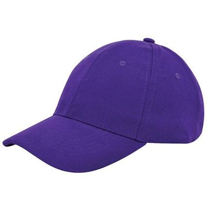 Brushed Twill Cap Paars acc. Paars