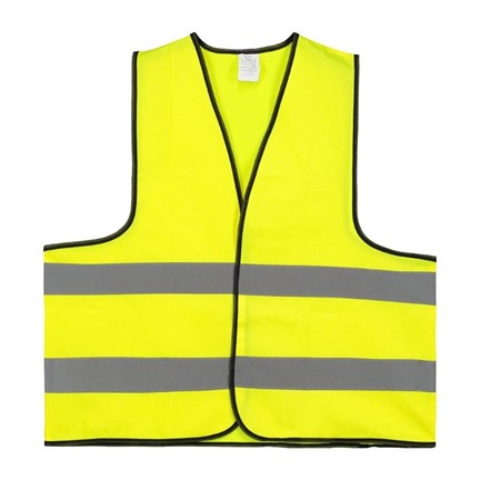 Veiligheidsvest Polyester M Geel Bulk Verpakt