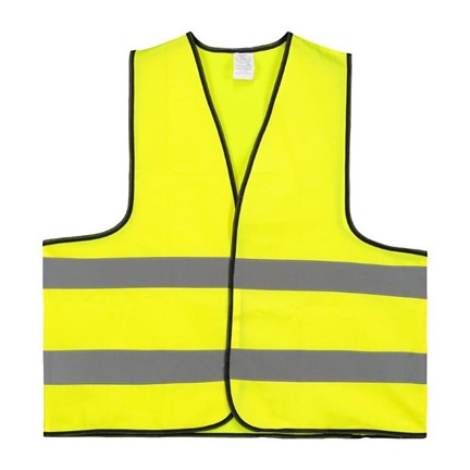 Veiligheidsvest Polyester M Geel Bulk Verpakt