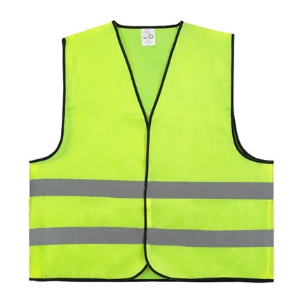 Veiligheidsvest Polyester 4XL Geel Bulk Verpakt