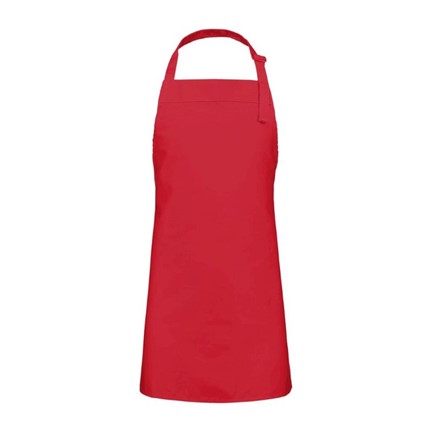Kinderschort 50*60cm 240 gr/m2 Rood acc. Rood