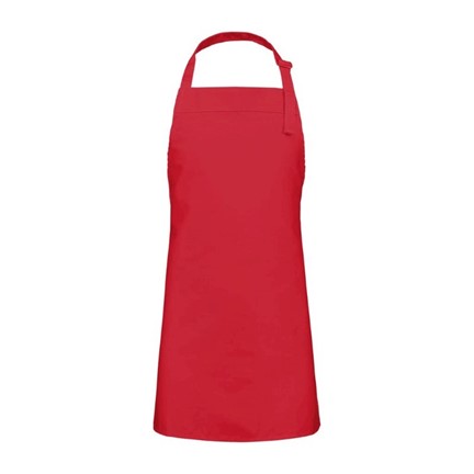 Kinderschort 50*60cm 240 gr/m2 Rood acc. Rood