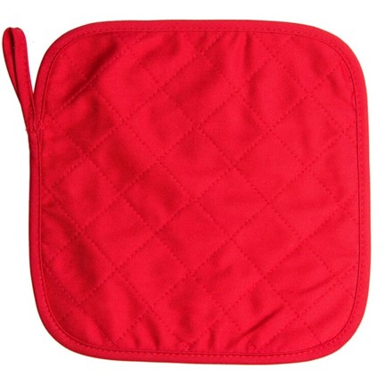 Pannenlap 23*23cm Rood acc. Rood