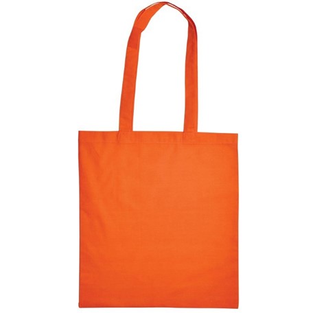 katoenen tas lang Hengsel 38x42cm oranje